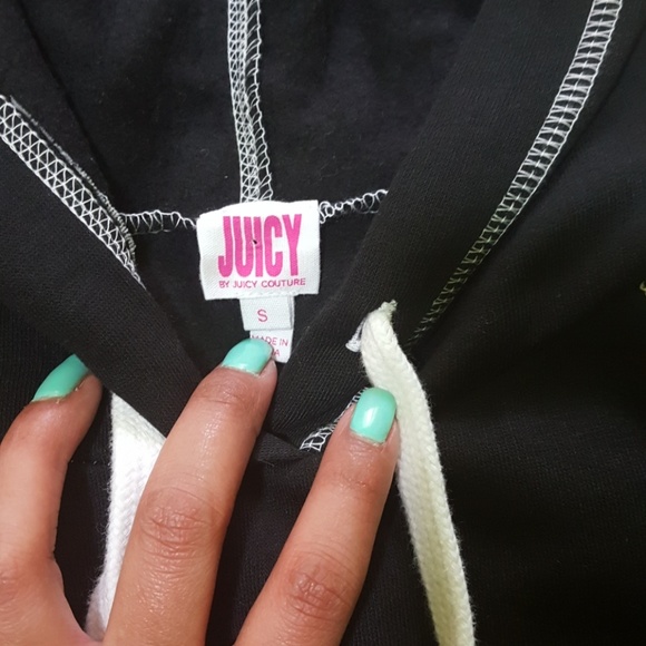 Juicy Couture Cropped Hoodie - Picture 2 of 4